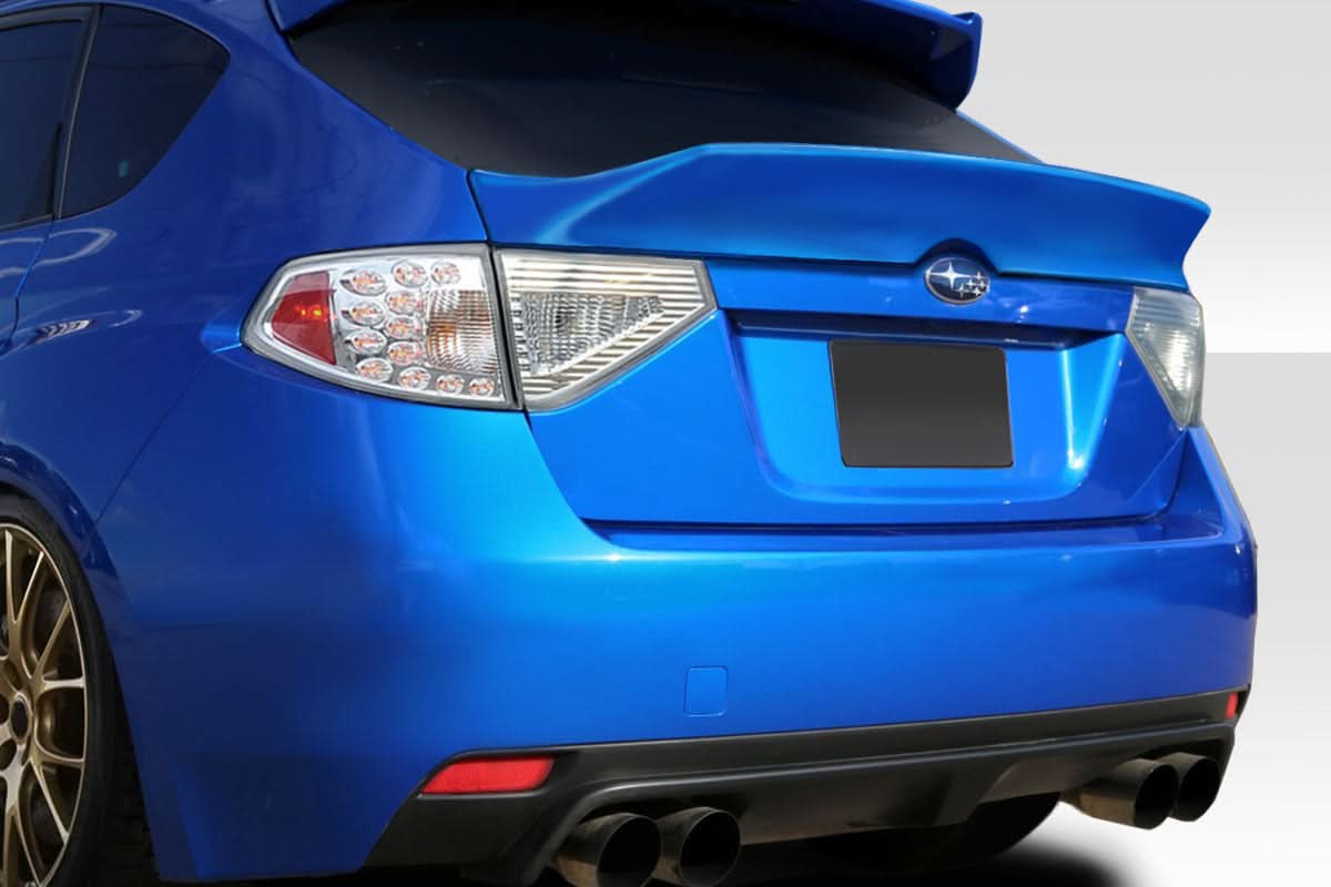 2008-2014 Subaru Impreza WRX STI MSR Style Rear Wing Spoiler - FRP