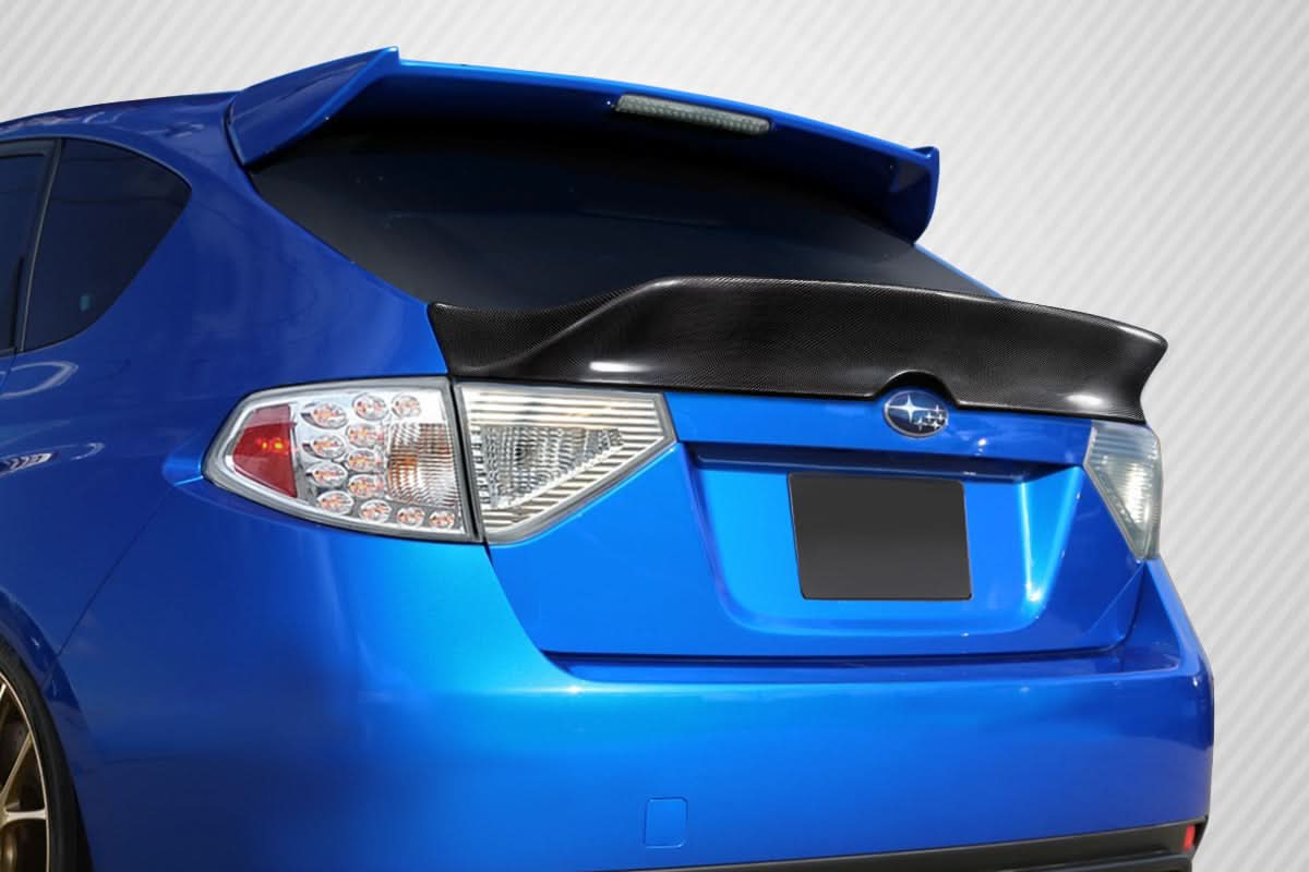 2008-2011 Subaru Impreza WRX MSR Style Rear Wing Spoiler - Carbon Fiber