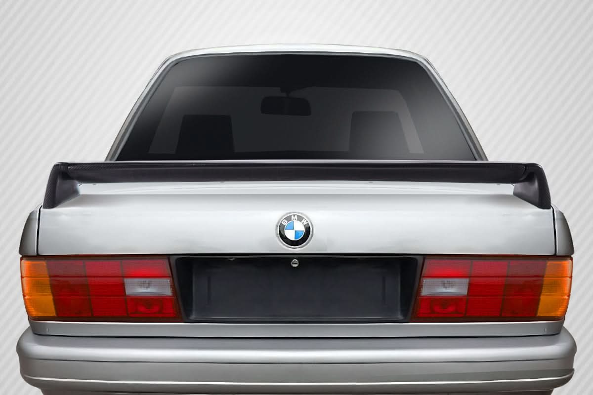 1984-1991 BMW 3 Series Evo Look Trunk Spoiler - 2 Piece Carbon