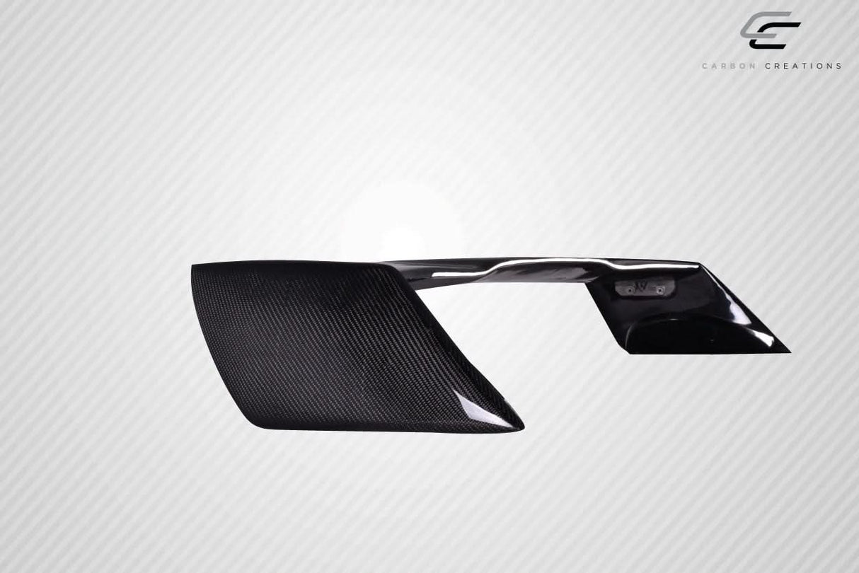 2011-2015 Chevrolet Cruze QTM Style Wing Spoiler - 3 Piece Carbon Fiber