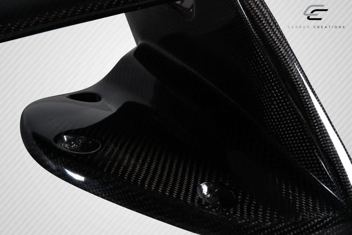 2011-2015 Chevrolet Cruze QTM Style Wing Spoiler - 3 Piece Carbon Fiber
