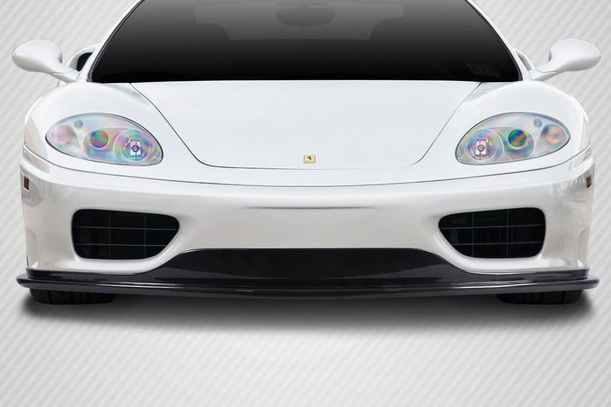 1999-2004 Ferrari 360 Modena Eros Version 2 Style Front Lip - Carbon