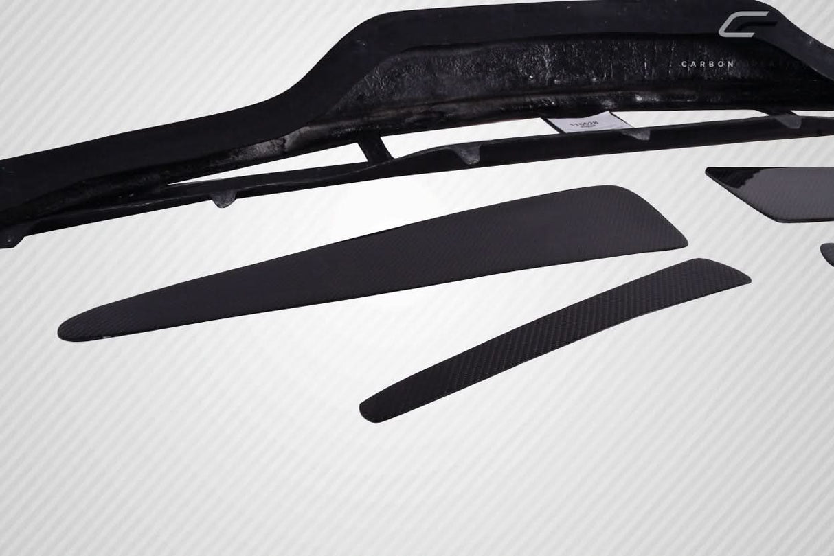 1999-2004 Ferrari 360 Modena Eros Version 2 Style Front Lip - Carbon