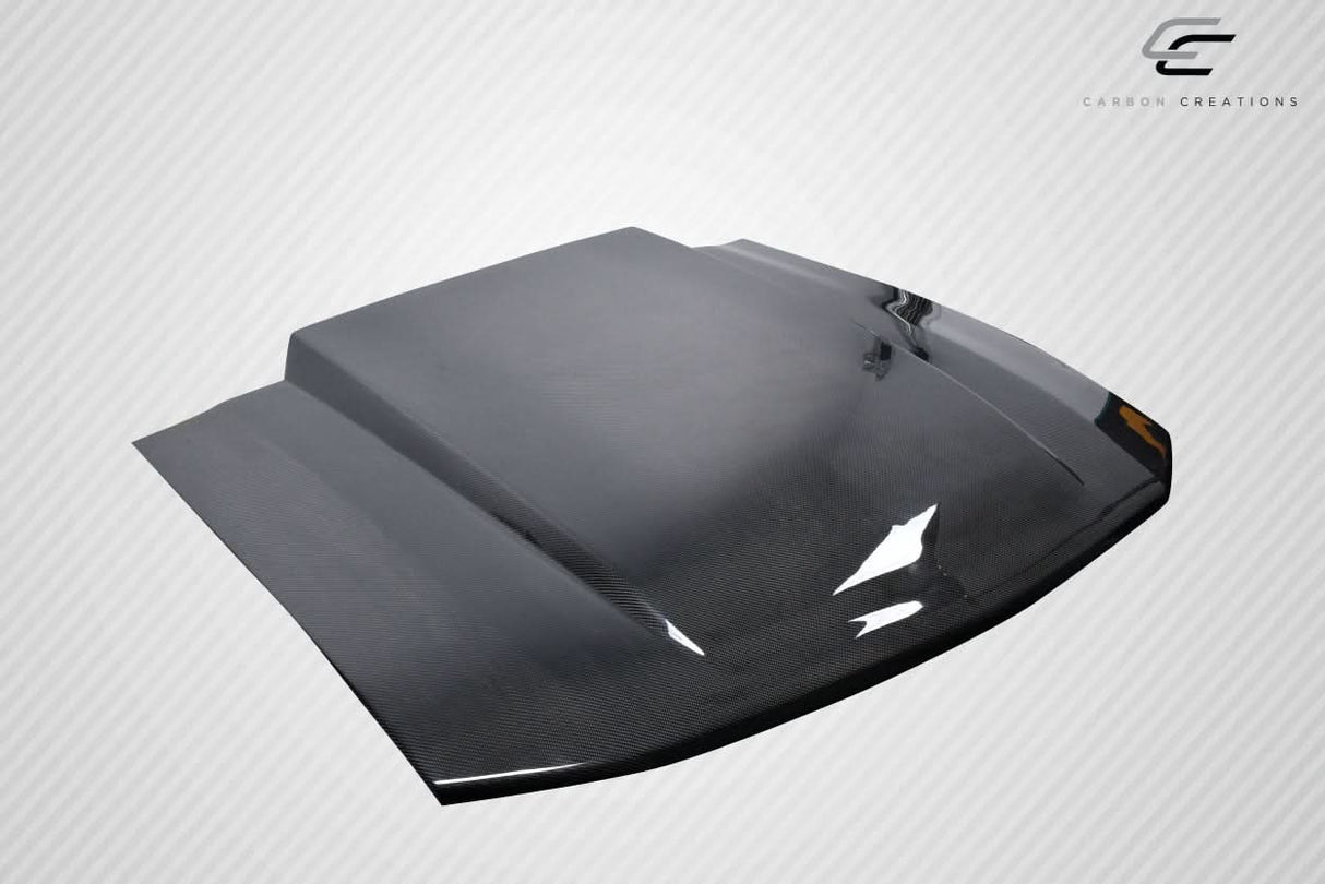 2005-2009 Ford Mustang 2.5 Inch Cowl Hood - Carbon Fiber