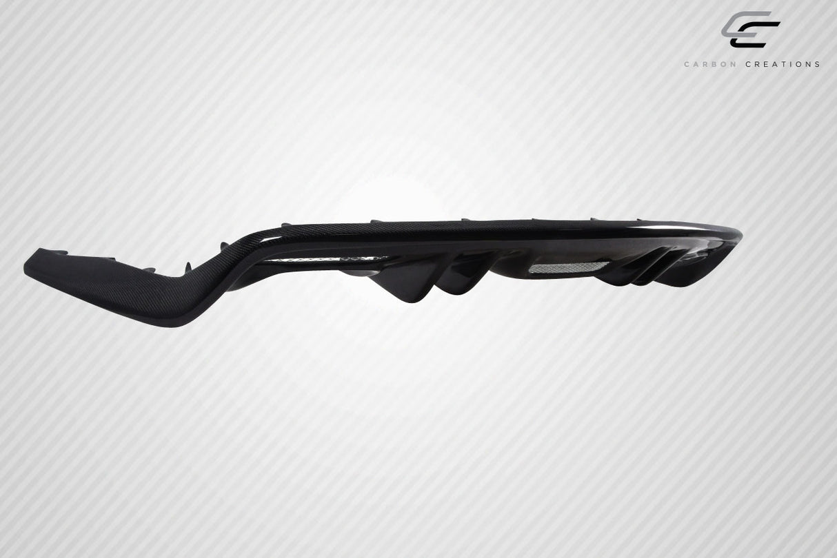 2015-2017 Ford Mustang Carbon Creations KT Style Rear Diffuser - 1 Piece