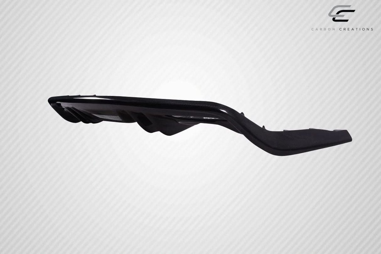2015-2017 Ford Mustang KT Style Rear Diffuser - Carbon Fiber
