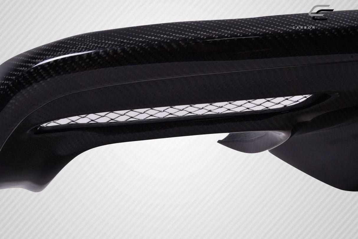 2015-2017 Ford Mustang KT Style Rear Diffuser - Carbon Fiber