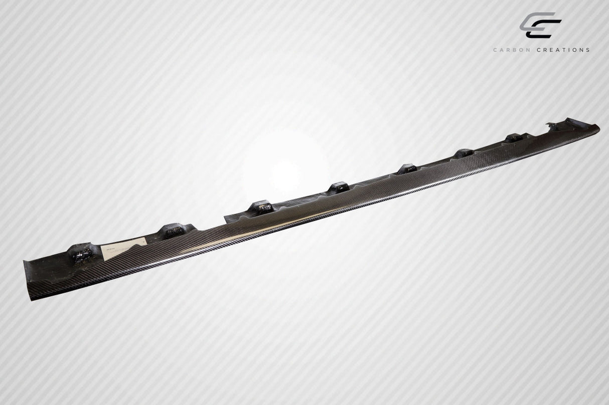 2015-2023 Ford Mustang KT Style Side Skirt Rocker Panels - Carbon
