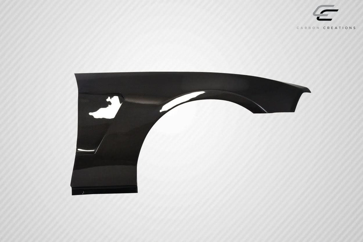 2010-2014 Ford Mustang GT350 V2 Look Front Fenders - Carbon Fiber