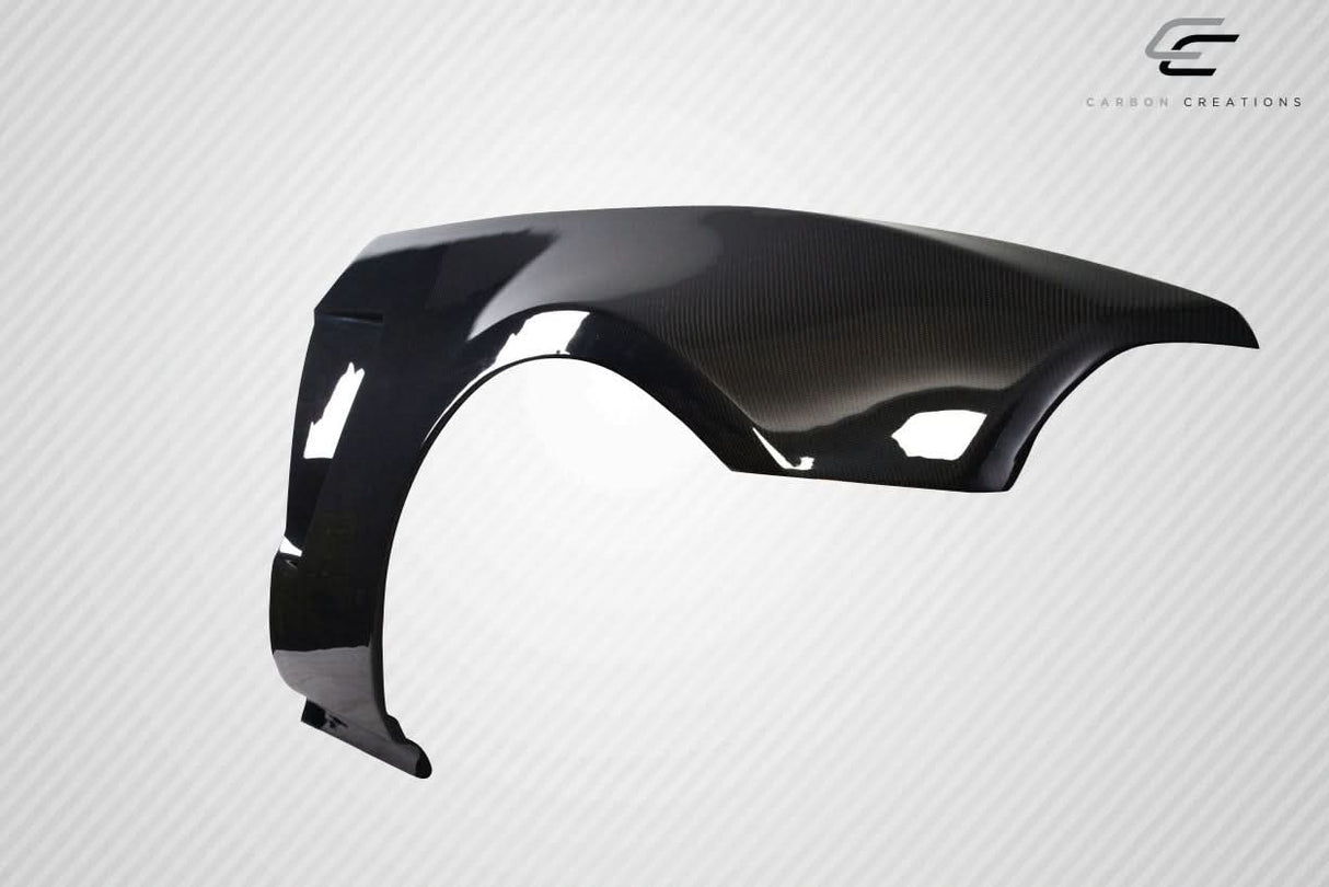 2010-2014 Ford Mustang GT350 V2 Look Front Fenders - Carbon Fiber