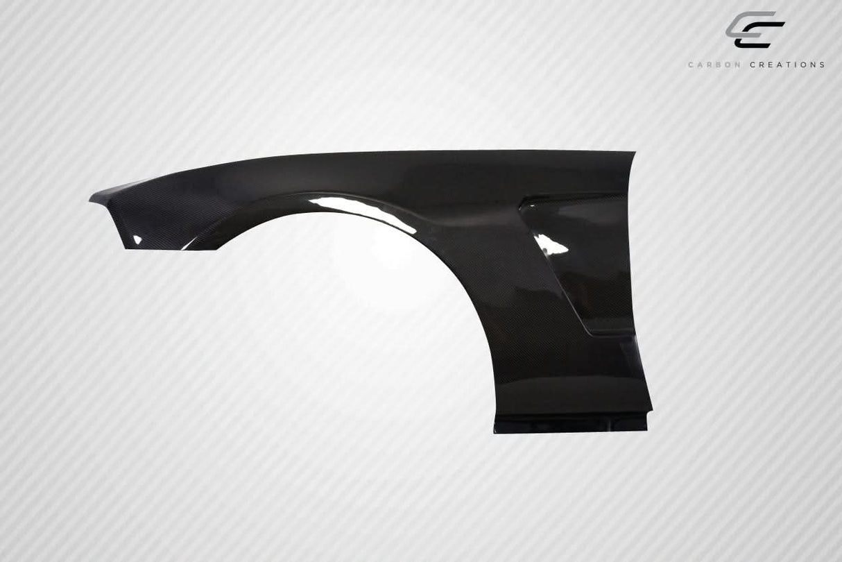 2010-2014 Ford Mustang GT350 V2 Look Front Fenders - Carbon Fiber