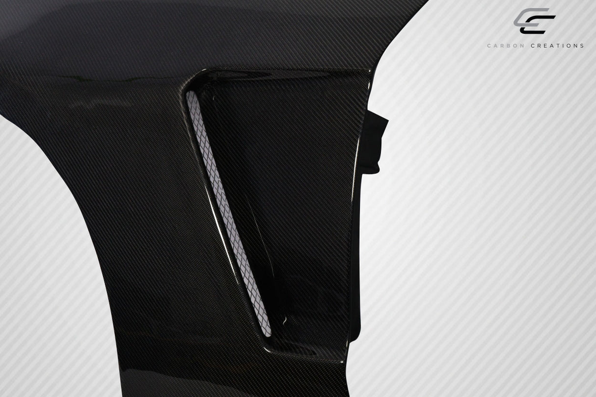 2010-2014 Ford Mustang Carbon Creations GT350 V2 Look Front Fenders - 2 Piece