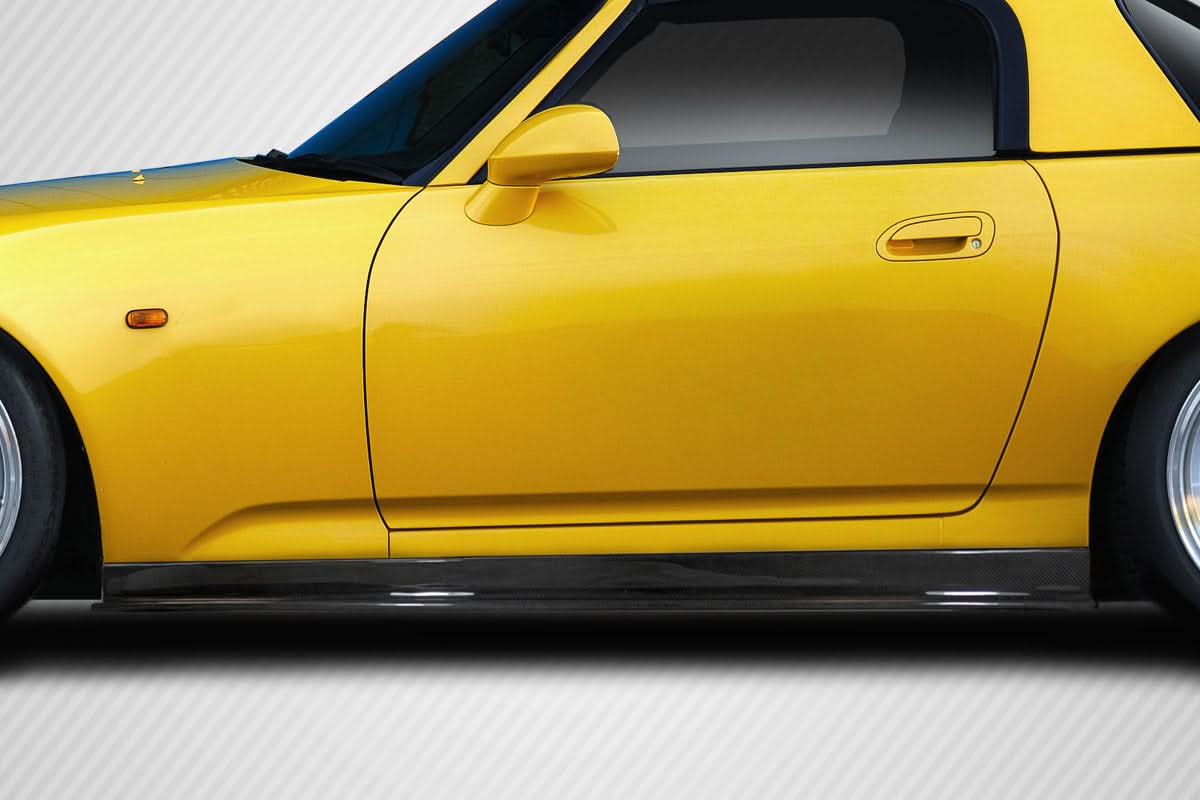 2000-2009 Honda S2000 Type JS Style Side Skirts Rocker Panels - Carbon Fiber