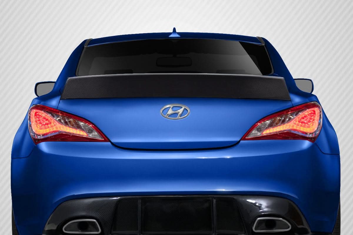 2010-2016 Hyundai Genesis Coupe RBS Style Rear Wing Spoiler - Carbon Fiber
