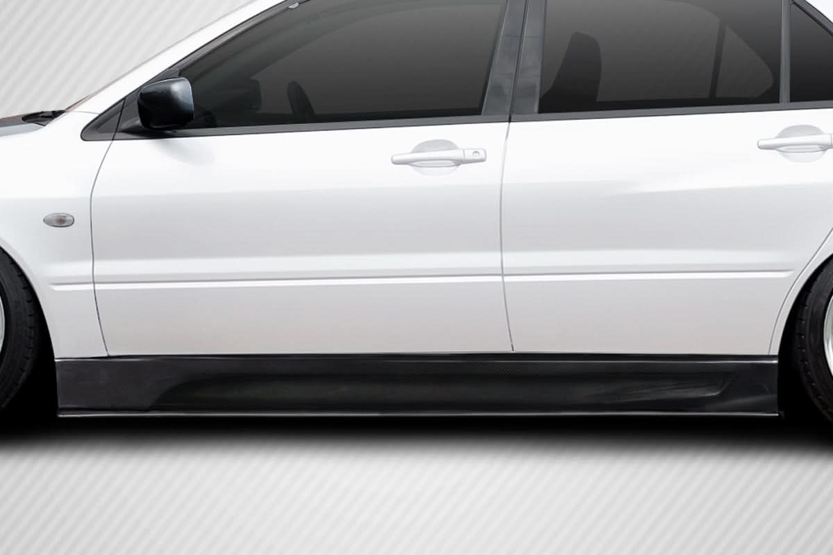 2003-2006 Mitsubishi Lancer Evolution 8 9 VRS Style Side Skirts - Carbon Fiber