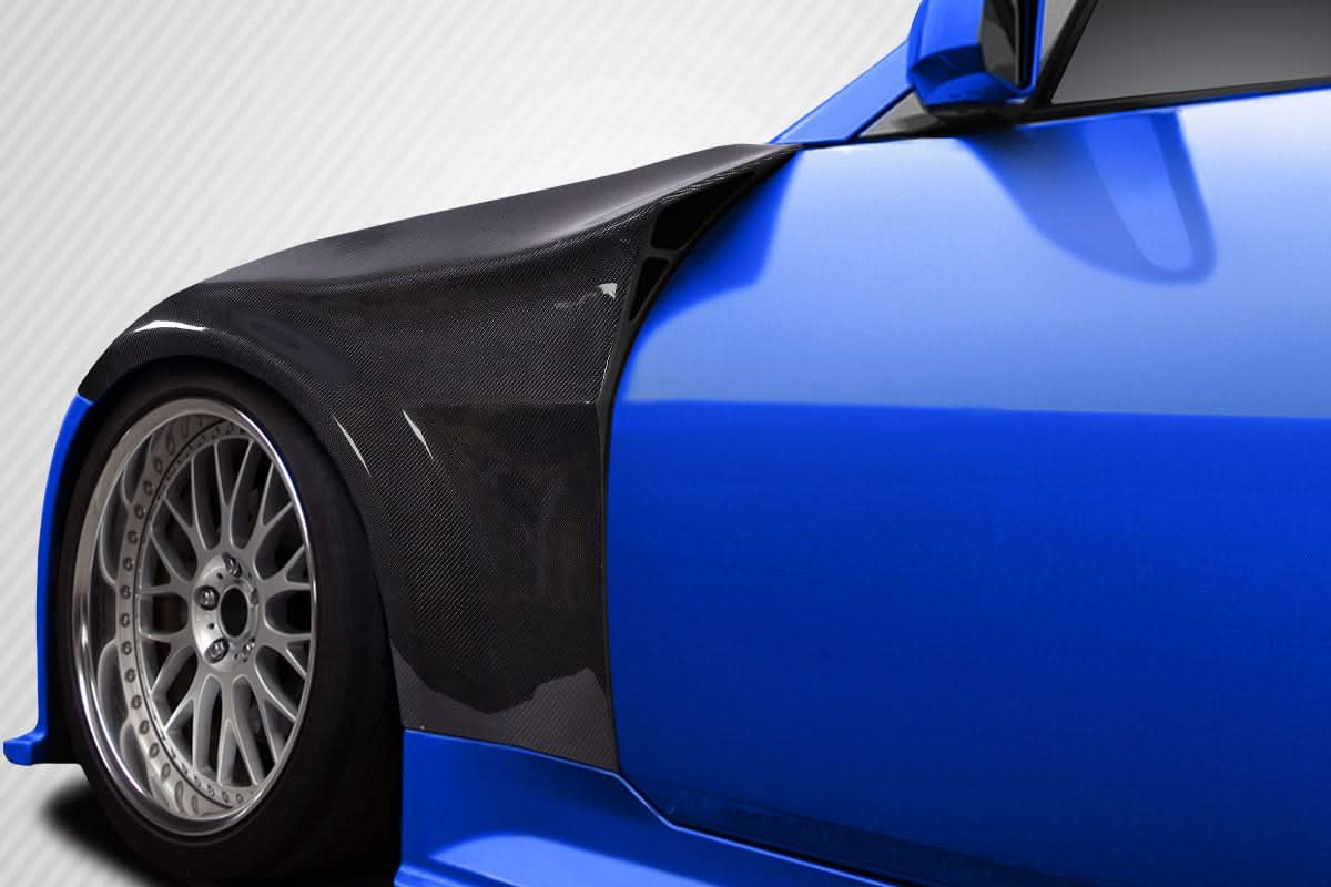 2003-2008 Nissan 350Z Demon Style Front Fenders (+10mm) - Carbon Fiber