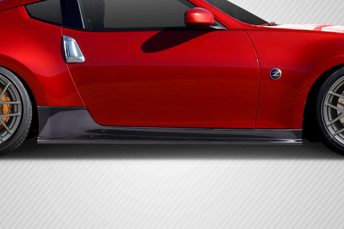 2009-2020 Nissan 370Z Z1 Extreme Style Side Skirts - Carbon Fiber