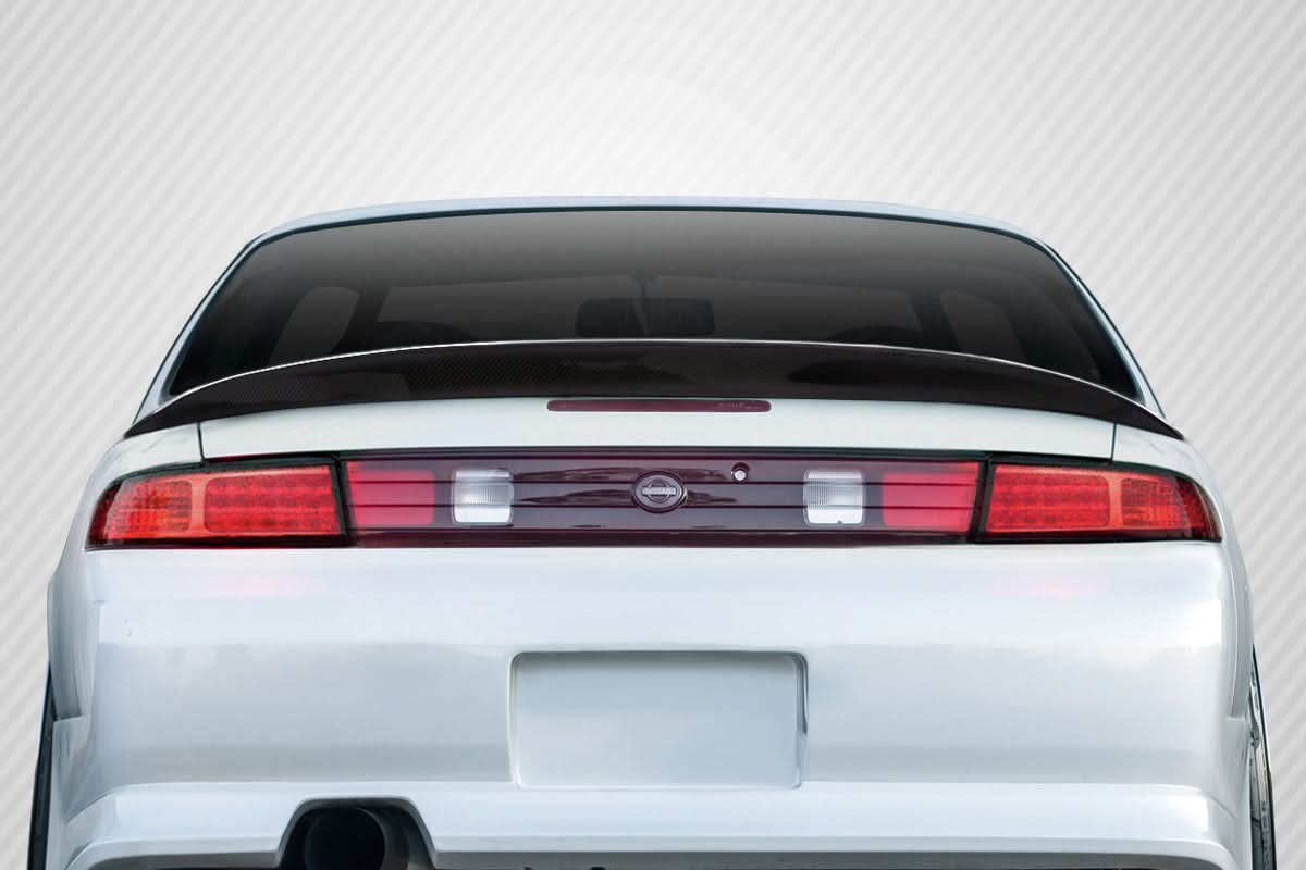 1995-1998 Nissan 240SX Supercool Style Wing Trunk Spoiler - Carbon Fiber