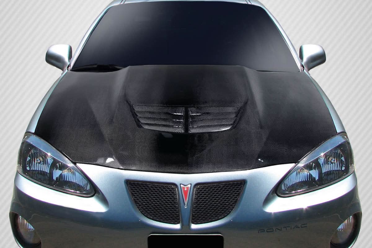 2004-2008 Pontiac Grand Prix Stingray Z Style Hood - Carbon Fiber