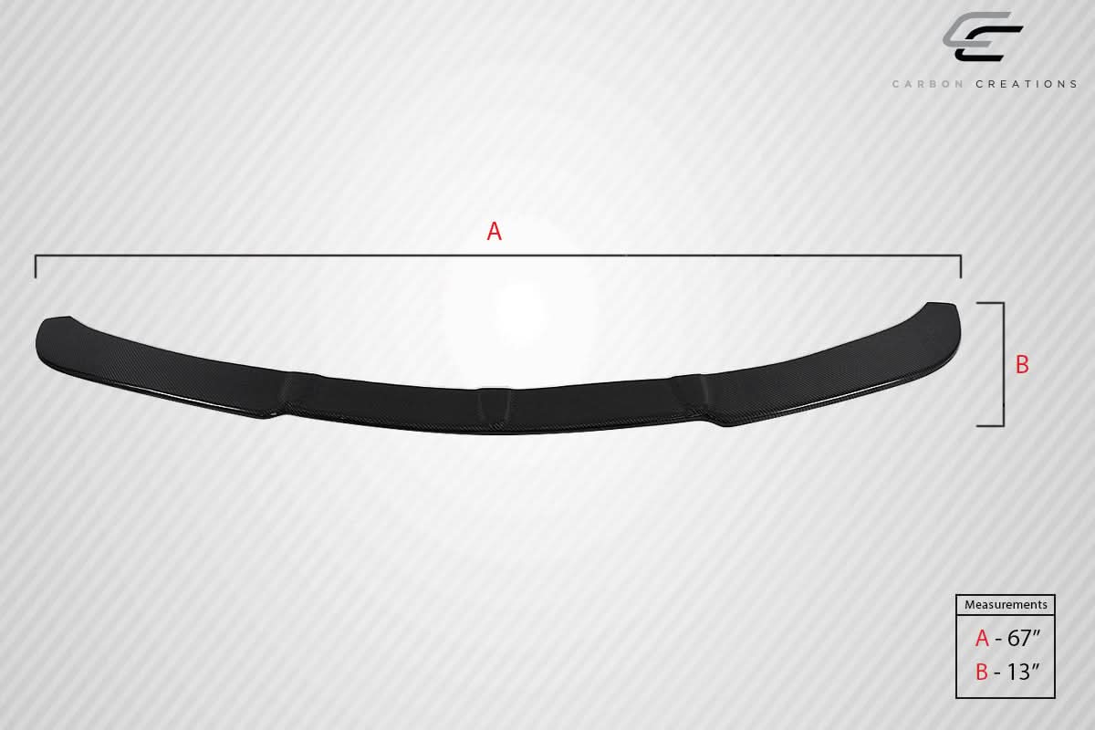 Universal Adjustable Front Splitter 3 Piece - Carbon Fiber