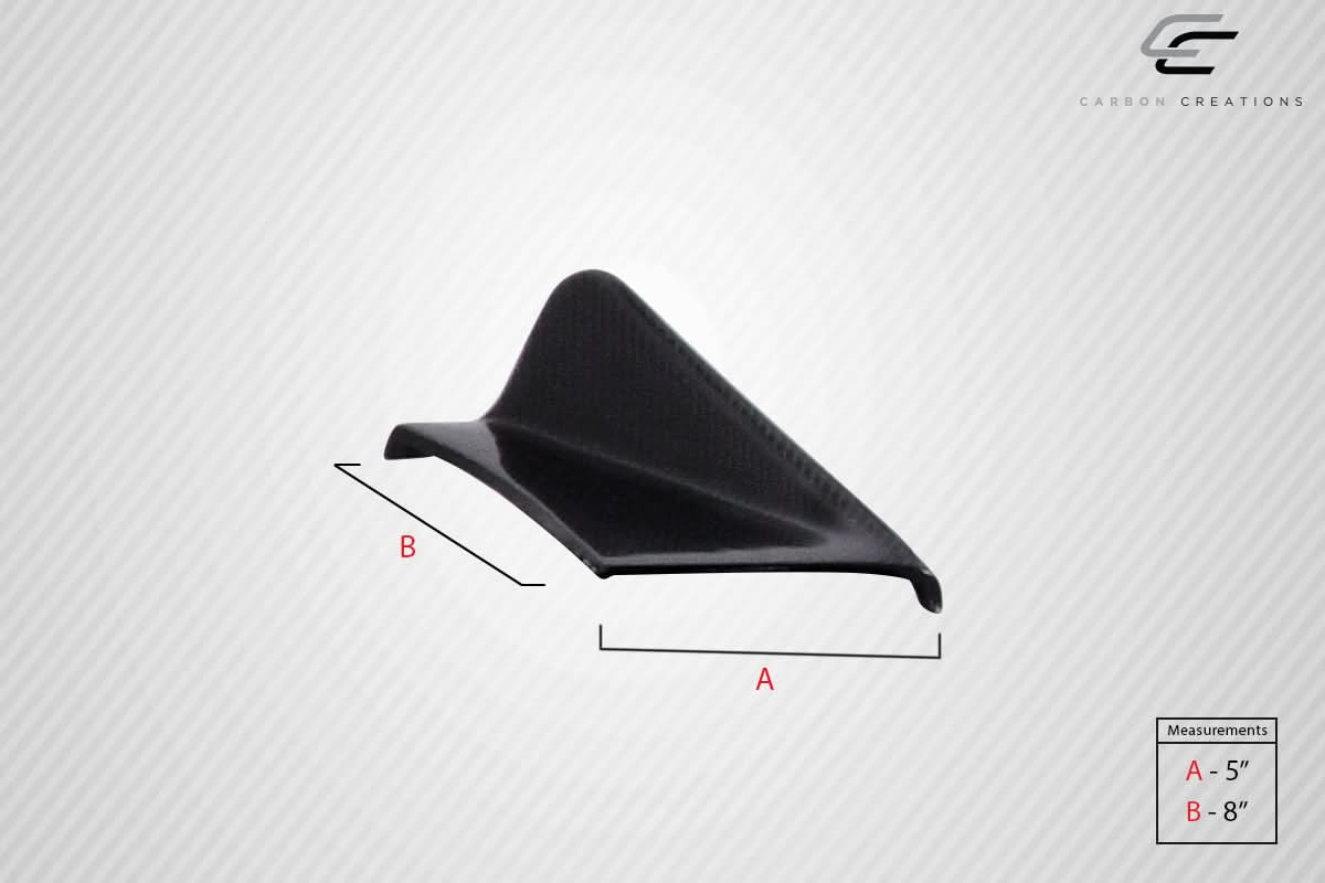 Universal Adjustable Front Splitter 3 Piece - Carbon Fiber