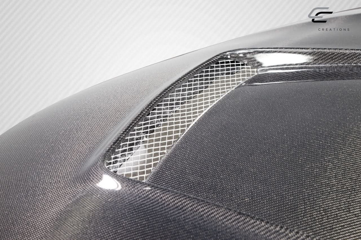 2014-2016 Toyota Corolla Circuit Style Hood - Carbon Fiber