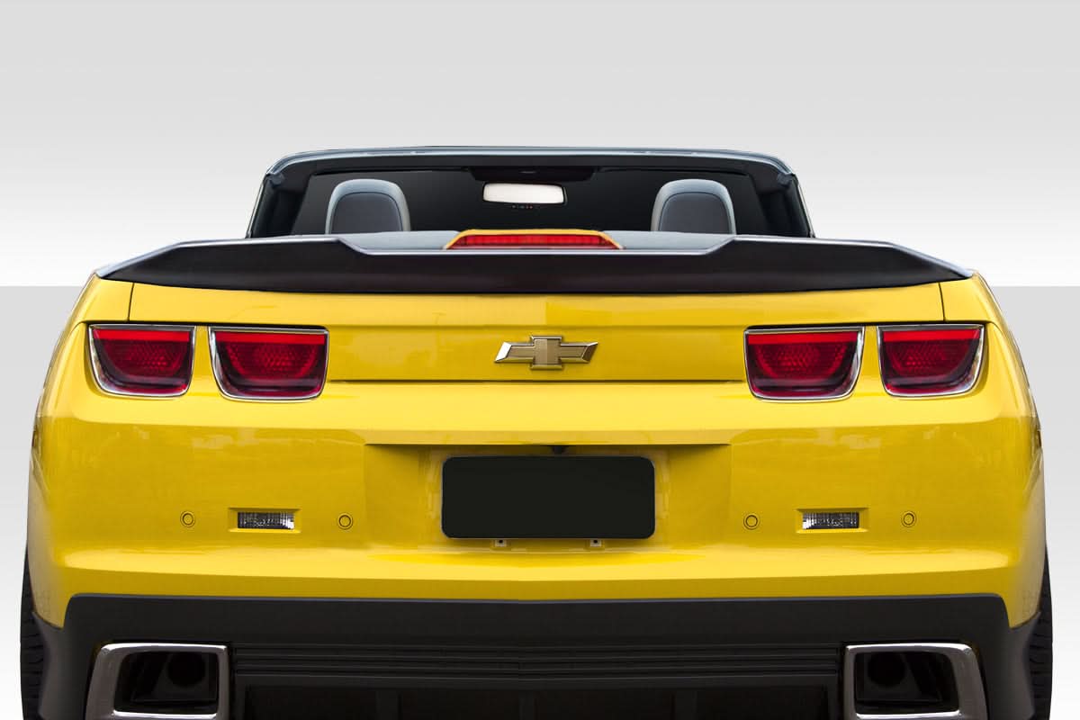 2010-2013 Chevrolet Camaro Convertible A Spec Style Rear Wing Spoiler - FRP