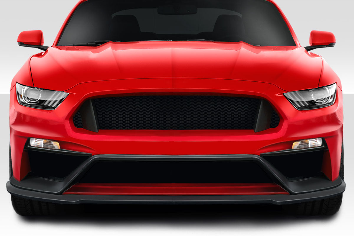 2015-2017 Ford Mustang GT500 Style Front Bumper - 1 Piece - FRP