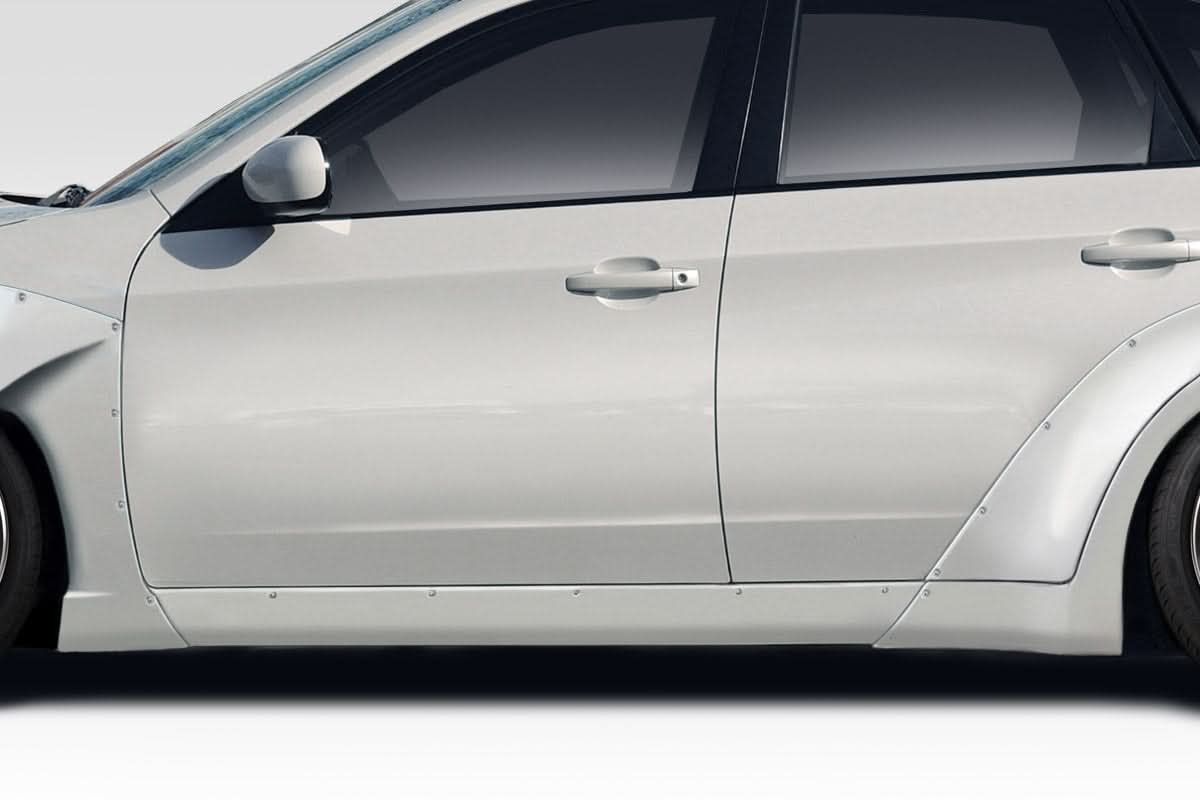 2008-2011 Subaru Impreza WRX MSR Style Side Skirts - FRP