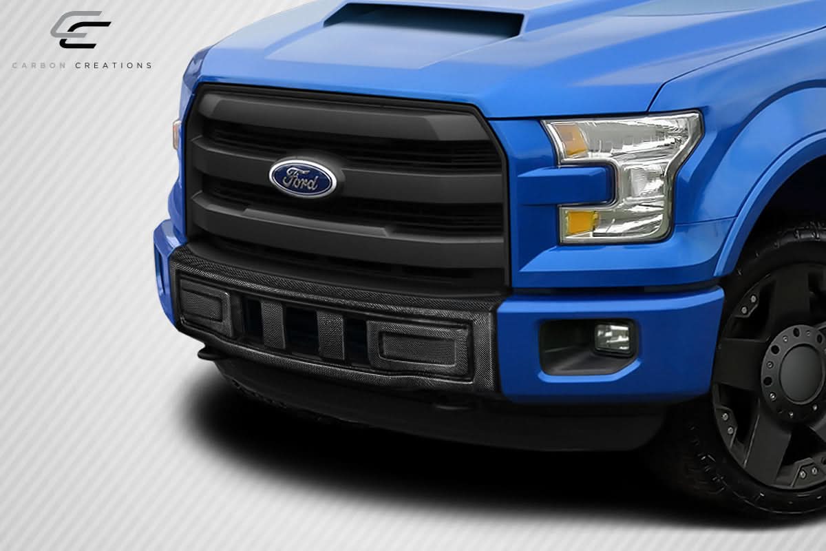 2015-2020 Ford F-150 BSZ Style Front Bumper Grille - Carbon Fiber