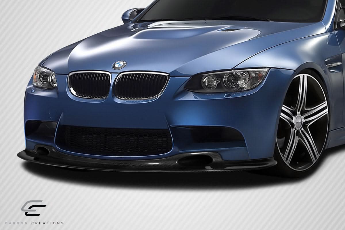 2008-2013 BMW M3 GT4 Look Front Lip Under Spoiler - Carbon Fiber