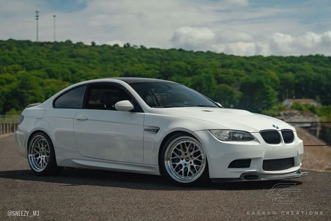 2008-2013 BMW M3 GT4 Look Front Lip Under Spoiler - Carbon Fiber