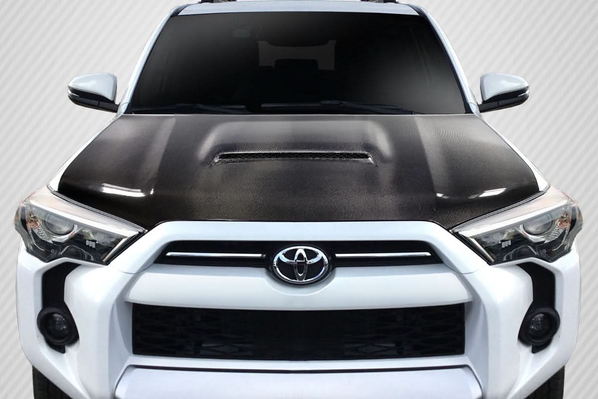 2010-2024 Toyota 4Runner TD3000 Style Hood - Carbon Fiber