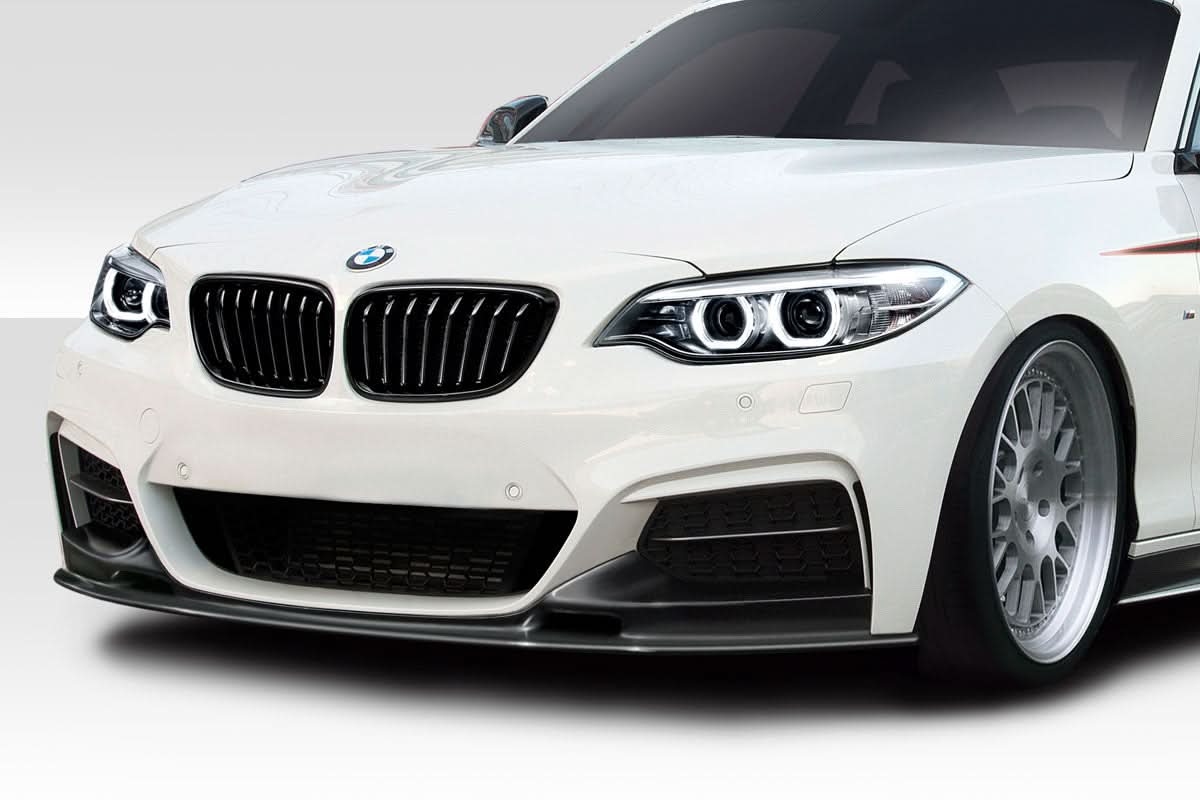 2014-2021 BMW 2 Series GTF Style Front Lip Under Spoiler - FRP