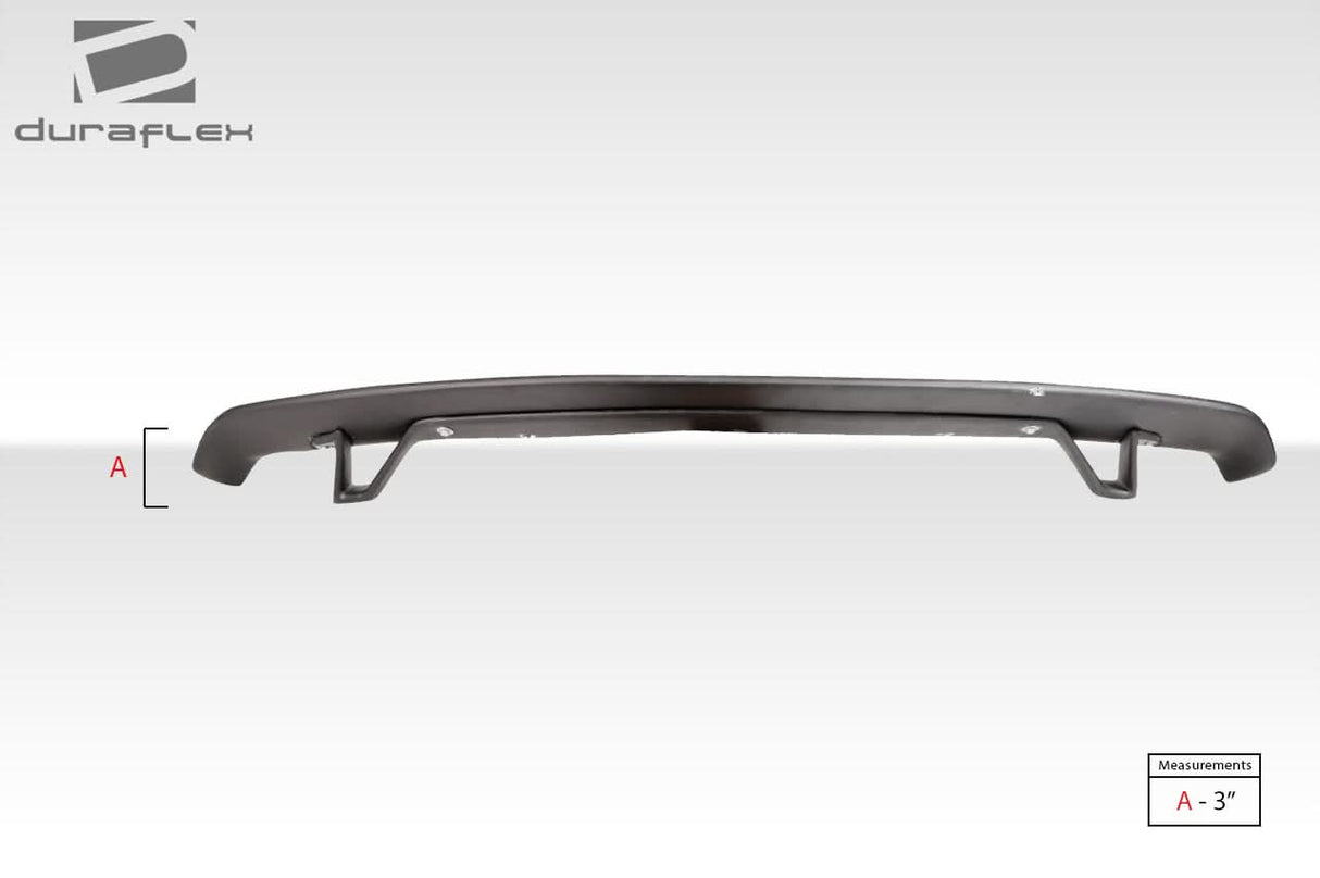 Universal Tri Force Style Rear Wing Spoiler - 1 Piece - FRP