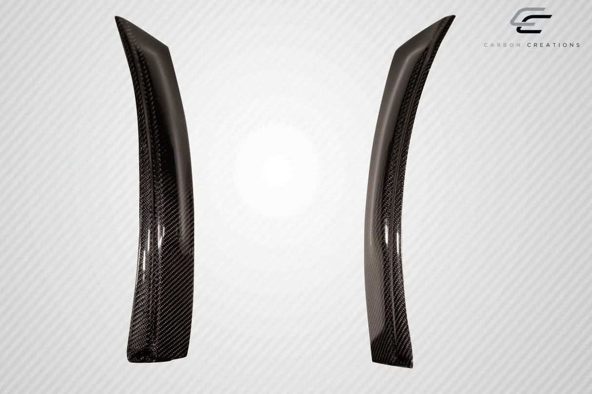 2005-2013 Chevrolet Corvette C6 ZR Style Front Fender Spats - Carbon Fiber
