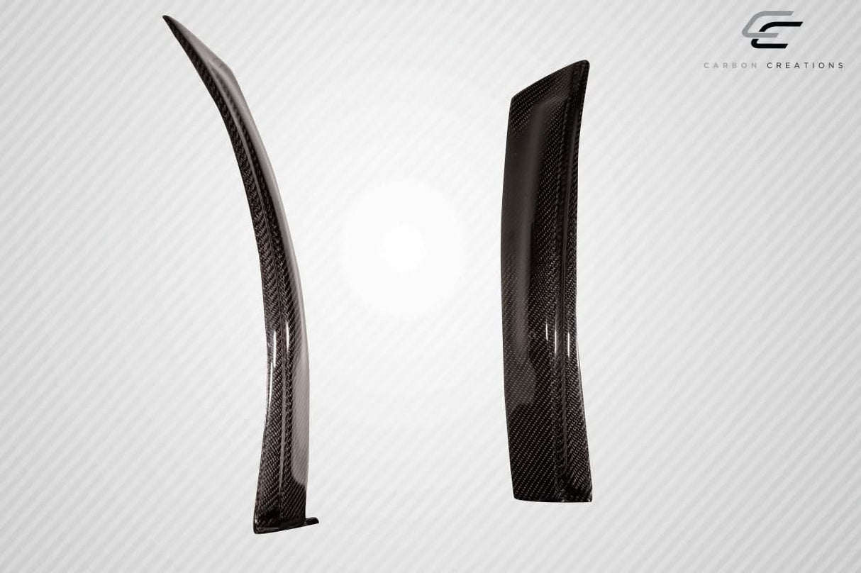 2005-2013 Chevrolet Corvette C6 ZR Style Front Fender Spats - Carbon Fiber