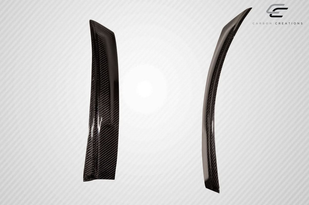 2005-2013 Chevrolet Corvette C6 ZR Style Front Fender Spats - Carbon Fiber