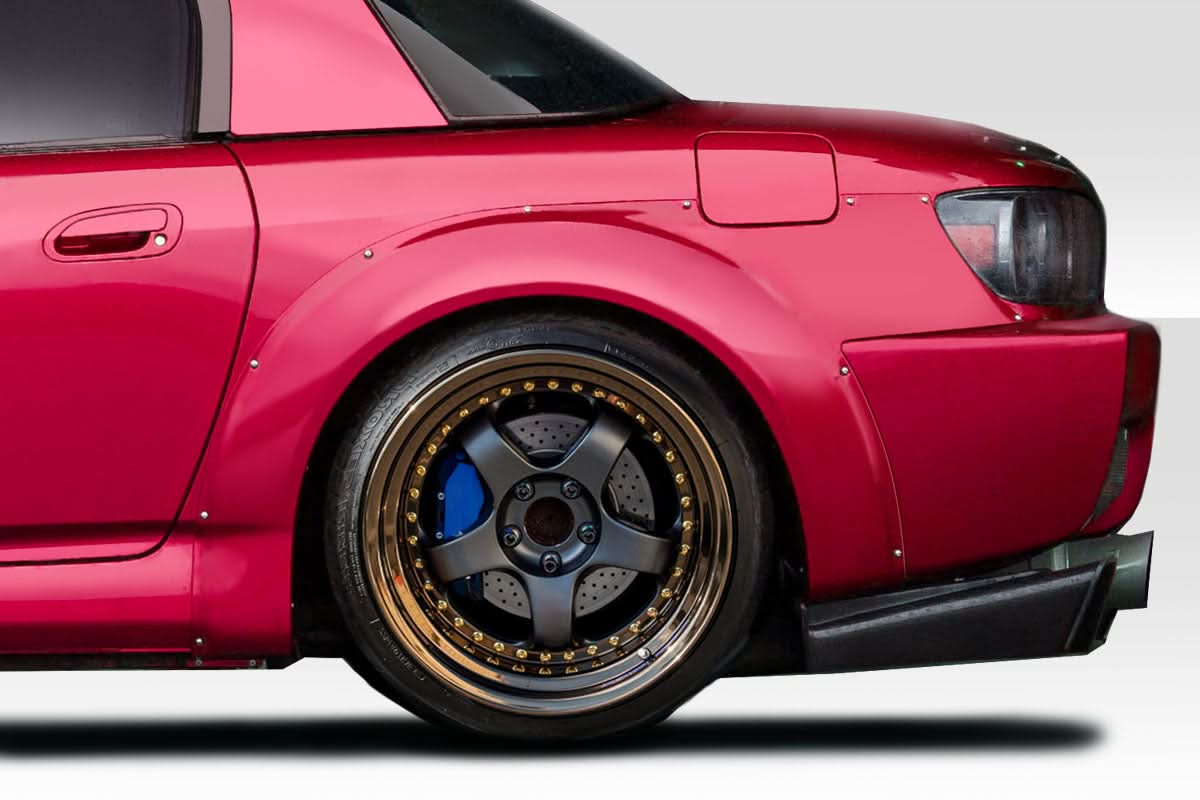 2000-2009 Honda S2000 SPN Style Rear Fender Flares - FRP