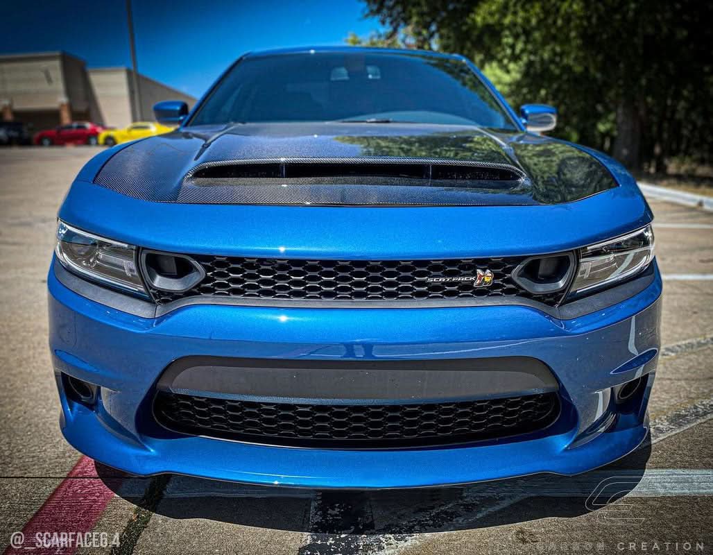 2015-2023 Dodge Charger Demon Look Hood - Carbon Fiber