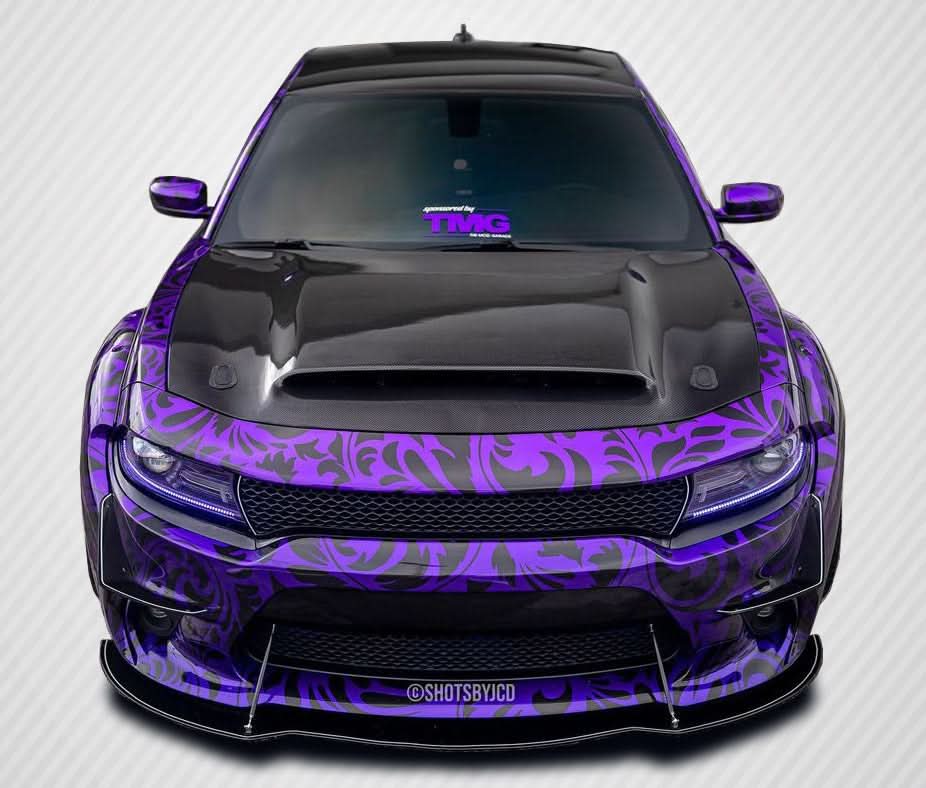 2015-2023 Dodge Charger Demon Look Hood - Carbon Fiber