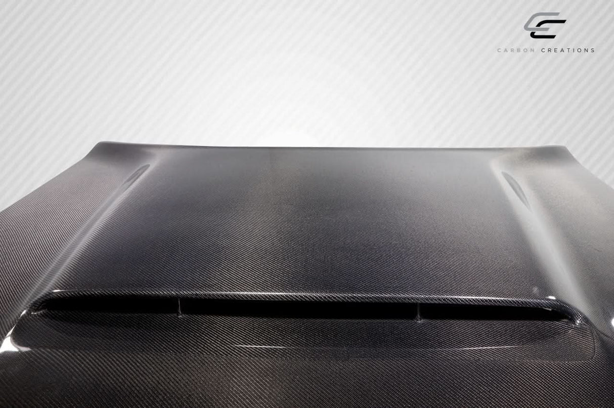 2008-2023 Dodge Challenger Demon Look Hood - 1 Piece Carbon Fiber