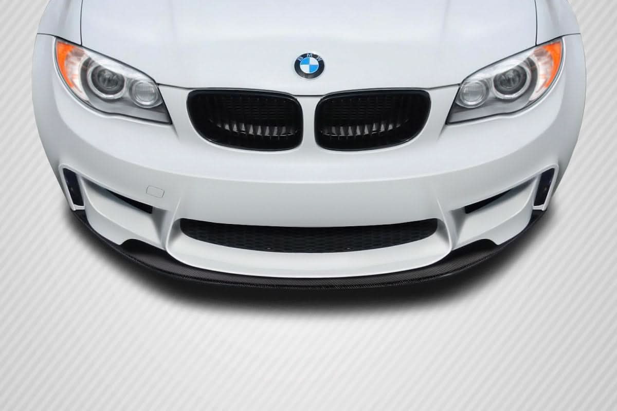 2011-2012 BMW 1M Coupe E82 M Tech Style Front Splitter - Carbon Fiber