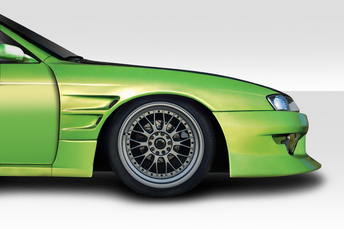 1997-1998 Nissan 240SX S14 D1 Sport Style 30mm Front Fenders - FRP