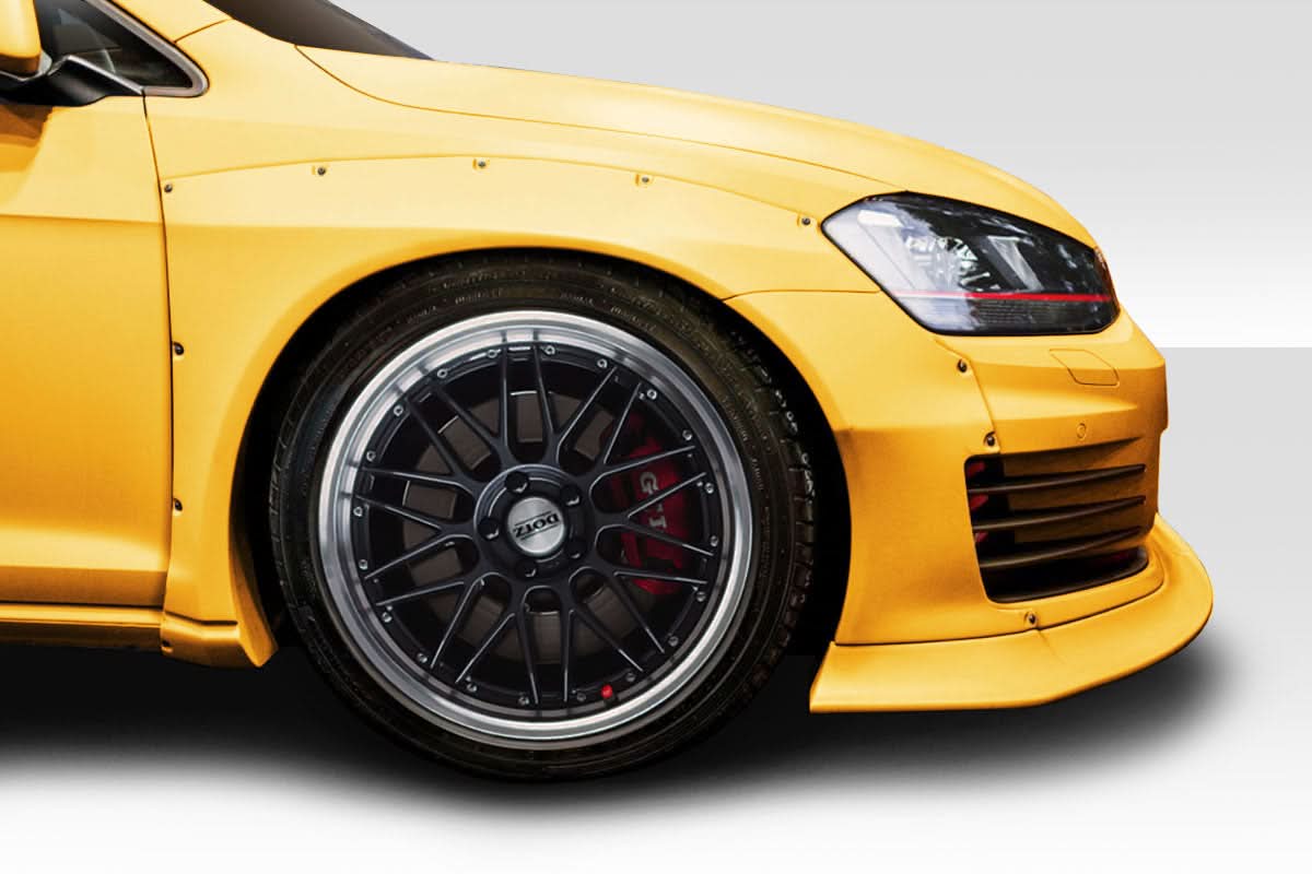 2015-2021 Volkswagen Golf TKO RBS Style Front Fender Flares - FRP