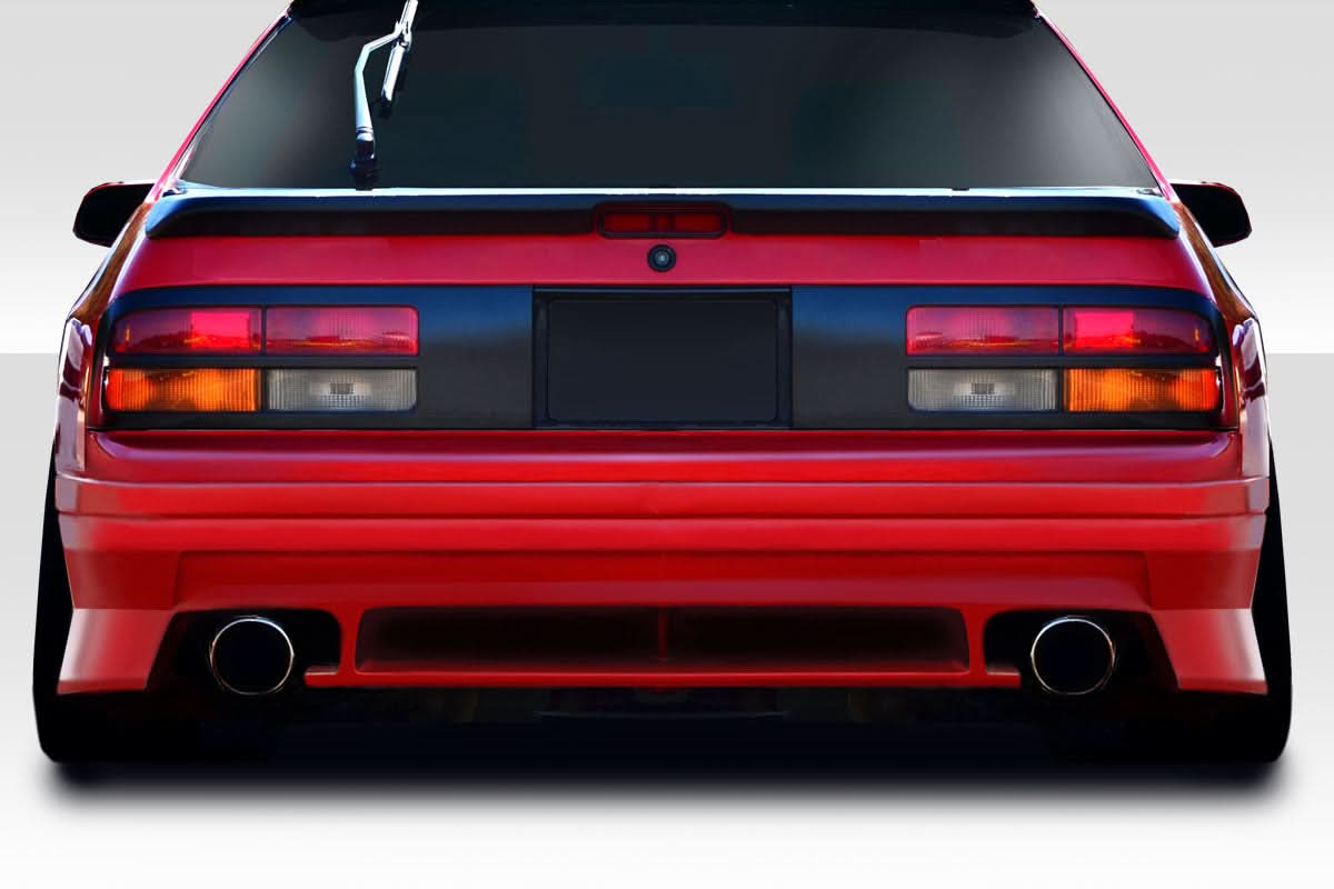 1986-1991 Mazda RX-7 Vanish Style Rear Bumper Cover - FRP