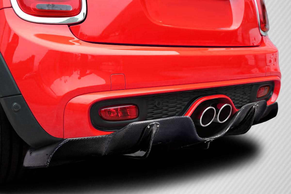 2014-2021 Mini Cooper S DLR Style Rear Diffuser - Carbon Fiber