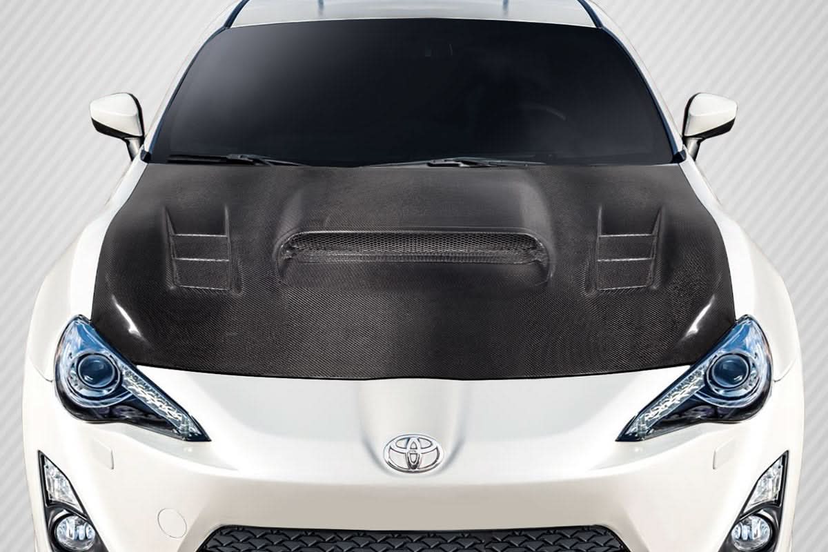 2013-2020 Toyota 86 STI Look Hood - Carbon Fiber