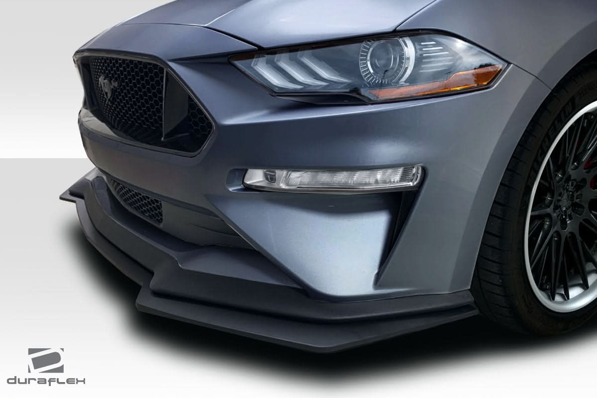 2018-2019 Ford Mustang P Type Style Front Lip - 1 Piece - FRP