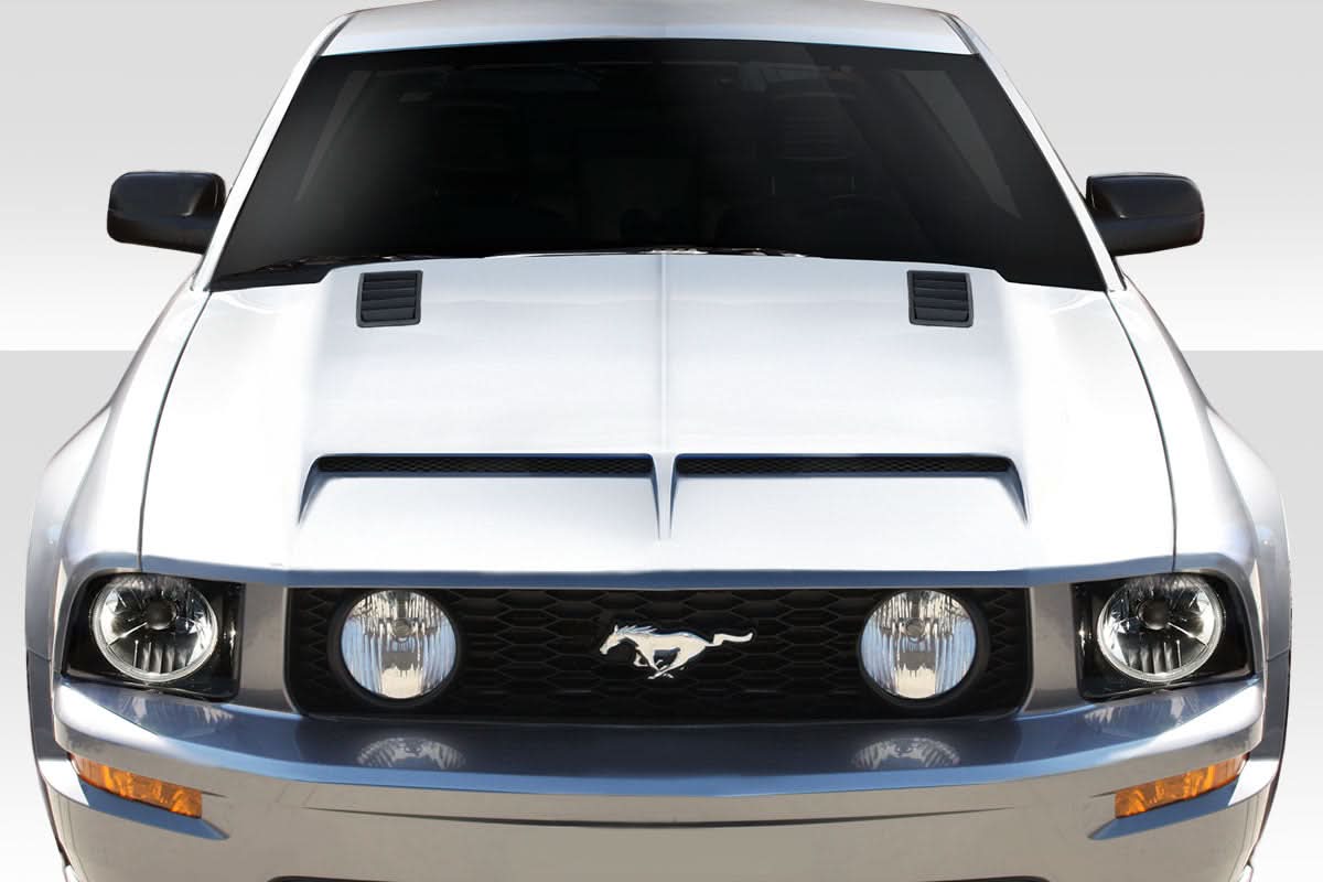 2005-2009 Ford Mustang GT500 V3 Style Hood - FRP
